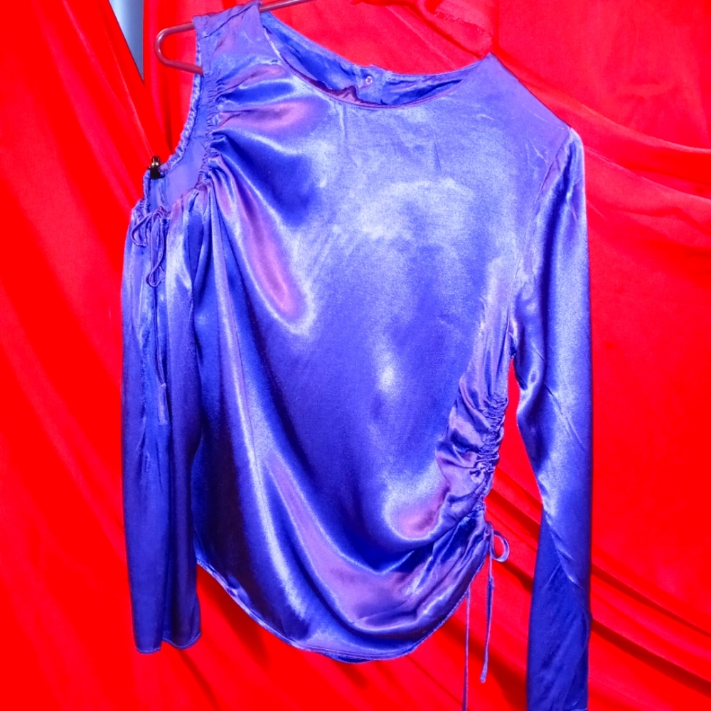 Purple silk